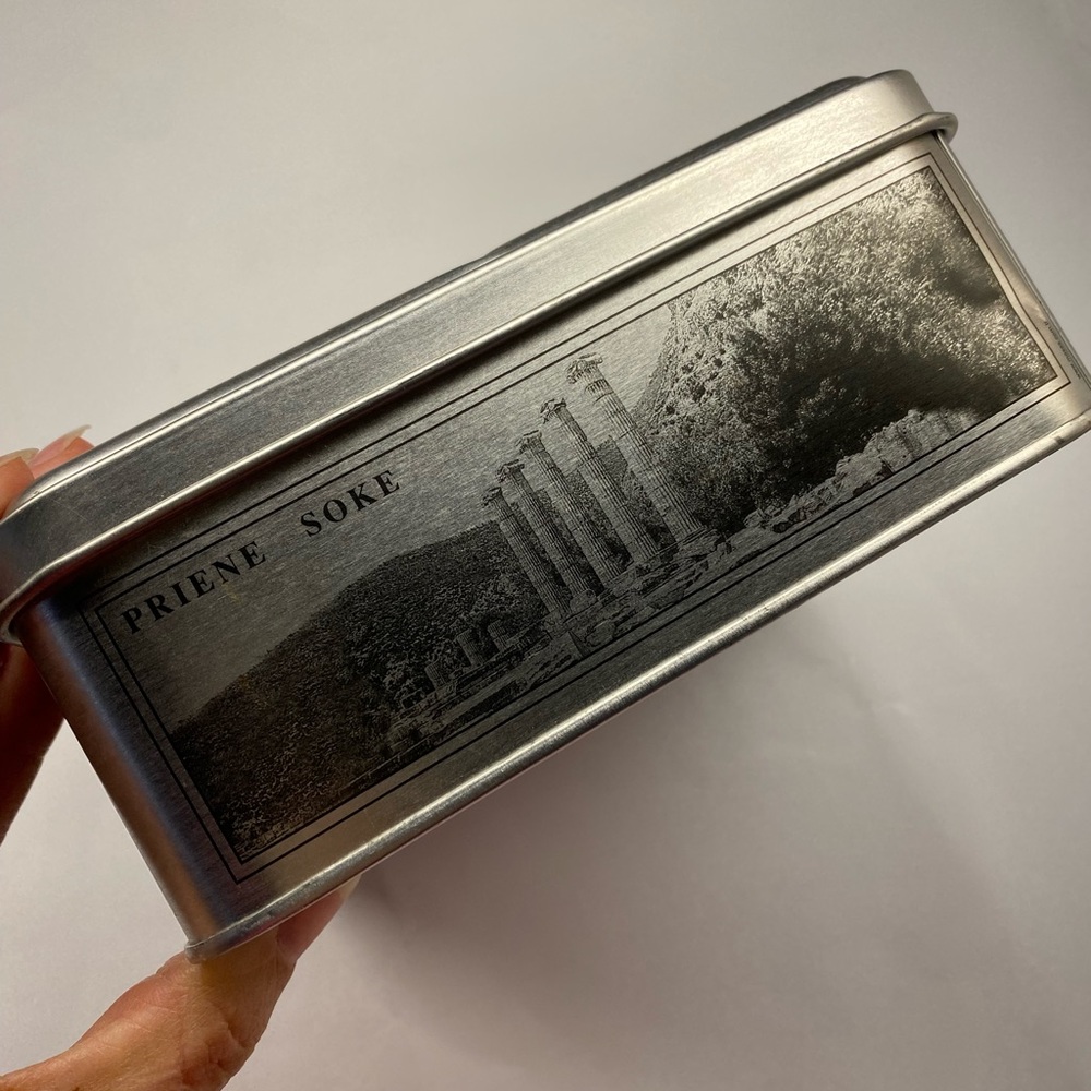 Atiq Tin Box Storage Iran Classic Scene - Picture 3 of 10